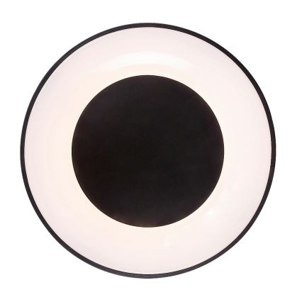 Rabalux - LED Pritemdomas lubinis šviestuvas LED/38W/230V juoda 3000-6500K + nuotolinio valdymo pultas diametras 48 cm