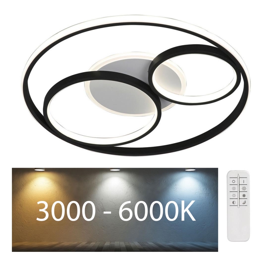 Rabalux - LED Pritemdomas lubinis šviestuvas LED/50W/230V 3000-6000K + nuotolinio valdymo pultas