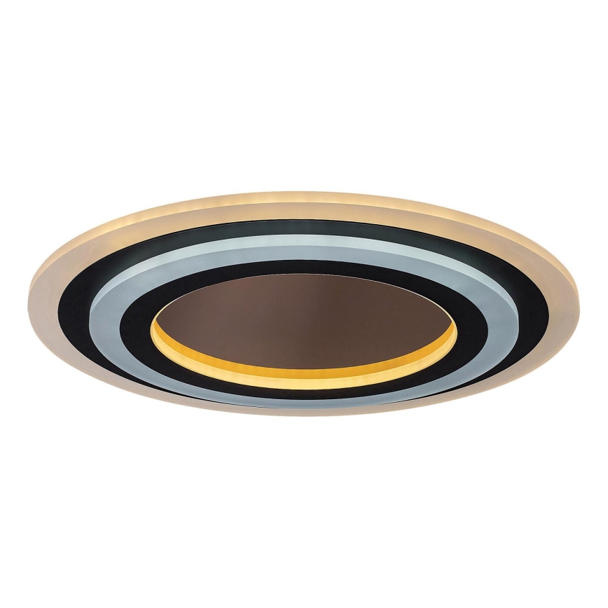 Rabalux - LED Pritemdomas lubinis šviestuvas LED/56W/230V 3000/4000/6000K matinis chromas/juoda + nuotolinio valdymo pultas