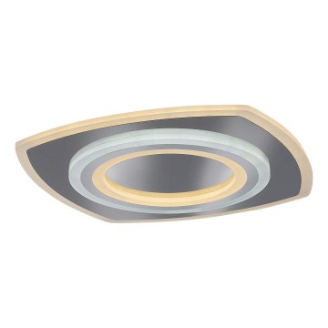 Rabalux - LED Pritemdomas lubinis šviestuvas LED/60W/230V 3000/4000/6000K matinis chromas + nuotolinio valdymo pultas