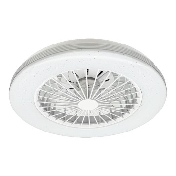 Rabalux - LED Pritemdomas lubinis šviestuvas su ventiliatoriumi LED/48W/230V 3000-6500K + nuotolinio valdymo pultas