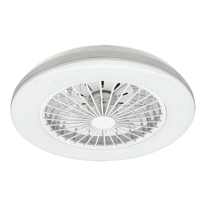 Rabalux - LED Pritemdomas lubinis šviestuvas su ventiliatoriumi LED/48W/230V 3000-6500K + nuotolinio valdymo pultas