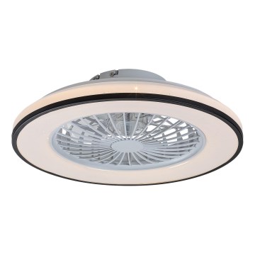 Rabalux - LED Pritemdomas lubinis šviestuvas su ventiliatoriumi LED/48W/230V 3000-6500K + nuotolinio valdymo pultas