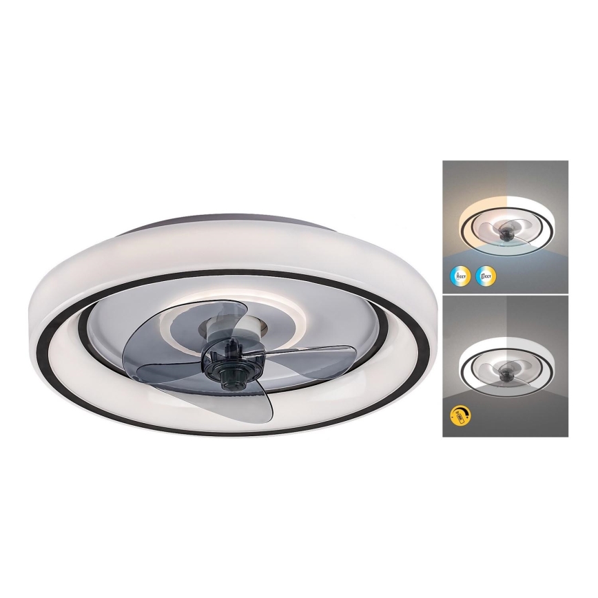 Rabalux - LED Pritemdomas lubinis ventiliatorius LED/67W/230V 3000-6000K + nuotolinio valdymo pultas
