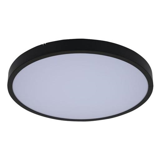 Rabalux - LED pritemdomas lubinis vonios šviestuvas LED/36W/230V 3000-6000K IP44 diametras 42 cm juoda + nuotolinio valdymo pultas