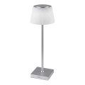 Rabalux - LED reguliuojama įkraunama stalinė lempa LED/4W/3,7V 1800 mAh 3000-5000K IP44 sidabrinė