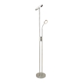 Rabalux - LED reguliuojama stovinti lempa LED/18,5W/230V + LED/4,5W matinio chromo