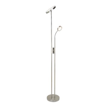 Rabalux - LED reguliuojama stovinti lempa LED/18,5W/230V + LED/4,5W matinio chromo