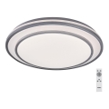 Rabalux - LED Reguliuojamas lubinis šviestuvas LED/40W/230V 3000-6500K sidabras + valdymo pultas