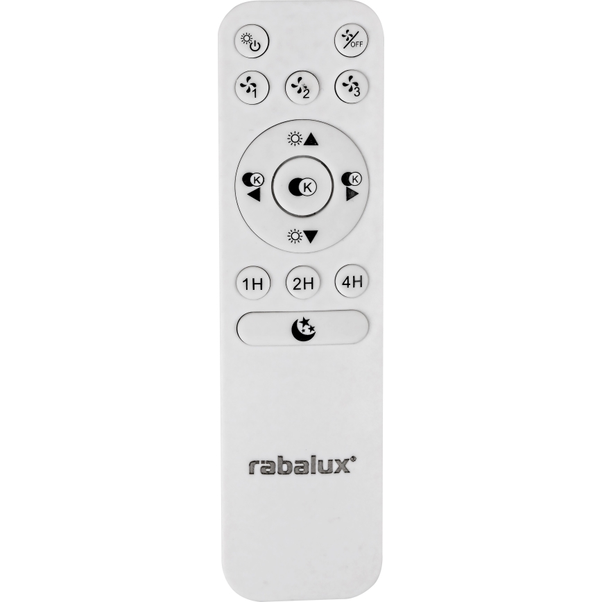 Rabalux - LED Reguliuojamas lubinis šviestuvas su ventiliatoriumi LED/30W/230V + VP