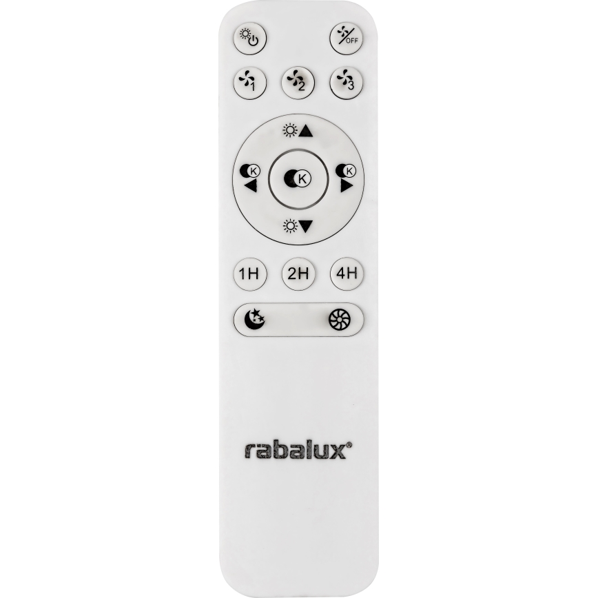 Rabalux - LED Reguliuojamas lubinis šviestuvas su ventiliatoriumi LED/40W/230V + VP