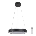 Rabalux - LED reguliuojamas pakabinamas šviestuvas su kabeliu LED/38W/230V 3000-6500K juodas + nuotolinio valdymo pultas