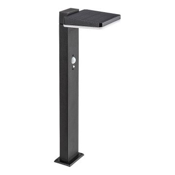 Rabalux - LED reguliuojamas saulės lauko šviestuvas su jutikliu LED/4,4W/3,7V IP54 antracito spalvos 2200 mAh