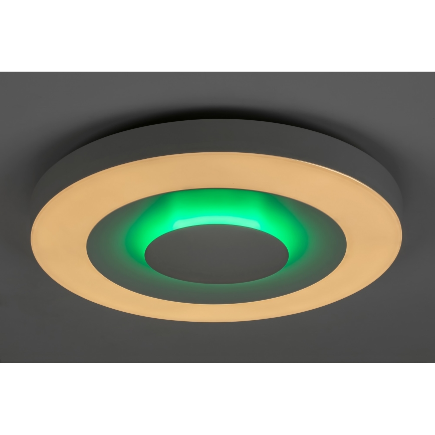 Rabalux - LED RGB pritemdomas lubinis šviestuvas LED/40W/230V 3000-6000K diametras 50 cm + nuotolinio valdymo pultas