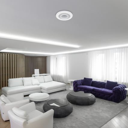 Rabalux - LED RGB pritemdomas lubinis šviestuvas LED/40W/230V 3000-6000K diametras 50 cm + nuotolinio valdymo pultas