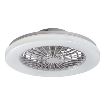 Rabalux - LED RGB Pritemdomas lubinis šviestuvas su ventiliatoriumi LED/48W/230V 3000-6500K + nuotolinio valdymo pultas