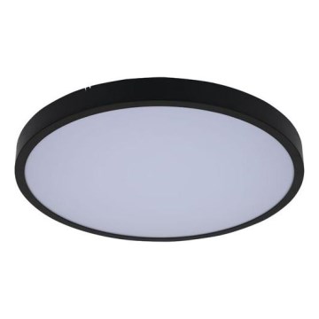 Rabalux - LED RGB Pritemdomas sieninis vonios šviestuvas LED/36W/230V 3000-6000K Wi-Fi Tuya IP44 diametras 42 cm juoda + nuotolinio valdymo pultas