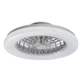 Rabalux - LED RGB reguliuojamas lubinis šviestuvas su ventiliatoriumi LED/48W/230V 3000-6500K + nuotolinis valdymas
