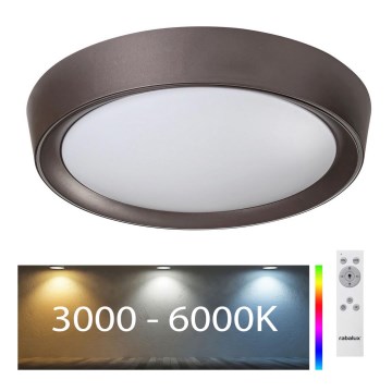 Rabalux - LED RGB reguliuojamas lubų šviestuvas LED/24W/230V 3000-6000K + nuotolinio valdymo pultas