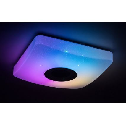 Rabalux - LED RGB Reguliuojamas lubų šviestuvas su garsiakalbiu LED/18W/230V + VP