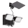 Rabalux - LED Saulės siena lankstus šviestuvas su jutikliu ir išorinis skydelis 2xLED/5W/3,7V IP54 juoda 600 mAh