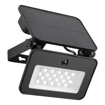Rabalux - LED saulės šviesos prožektorius su jutikliu LED/6W/3,7V 3000/4000/6500K IP65 2200 mAh