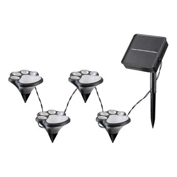 Rabalux - LED Saulės šviestuvas 4xLED/0,06W/1,2V IP44 600 mAh