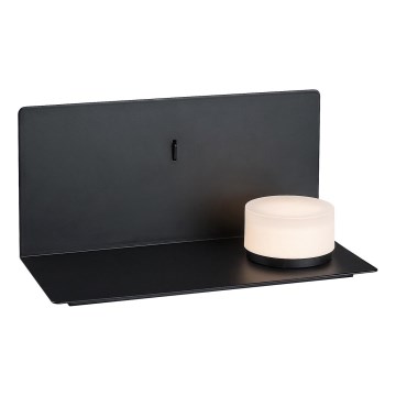 Rabalux - LED Sieninis šviestuvas su lentyna ir USB portem LED/6W/230V 3000K