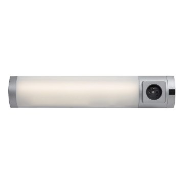 Rabalux - LED Virtuvės šviestuvas, montuojamas po spintelėmis, su stalčiumi LED/5W/230V 4000K 45 cm sidabras