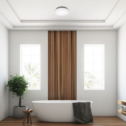 Rabalux - LED vonios kambario lubinis šviestuvas LED/18W/230V IP54 3000K/4000K/6000K Ø 22 cm