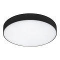 Rabalux - LED vonios kambario lubinis šviestuvas LED/24W/230V 2800K/4000K/6000K IP44 juoda Ø 30 cm
