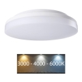 Rabalux - LED vonios kambario lubinis šviestuvas LED/24W/230V IP54 3000K/4000K/6000K Ø 28 cm