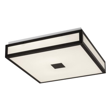 Rabalux - LED vonios kambario lubų šviestuvas LED/18W/230V IP44 juodas 30x30 cm