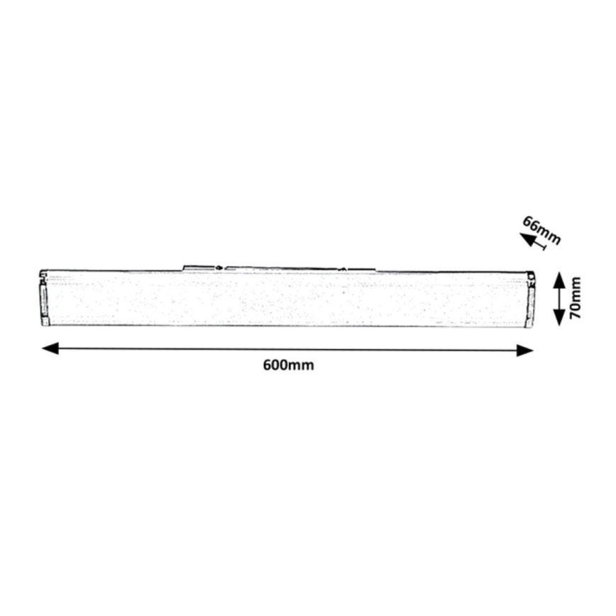 Rabalux - LED Vonios sieninis šviestuvas LED/14W/230V IP44