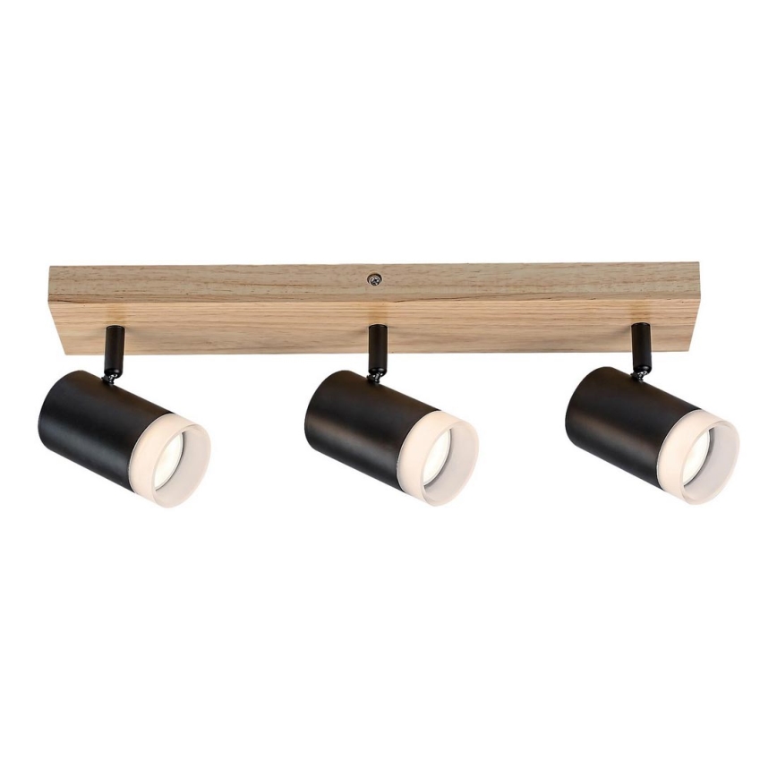 Rabalux - Lubinis taškinis šviestuvas 3xGU10/5W/230V ąžuolas