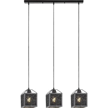 Rabalux - Pakabinamas sietynas 3xE27/40W/230V juoda