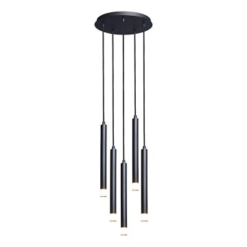 Rabalux - Pakabinamas sietynas 5xG9/5W/230V juoda