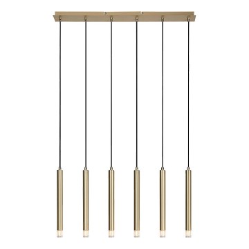Rabalux - Pakabinamas sietynas 6xG9/5W/230V auksas