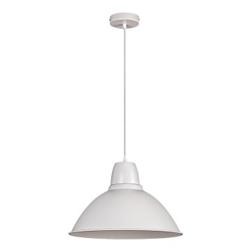 Rabalux - Pakabinamas šviestuvas ant laido 1xE27/60W/230V skersmuo 36 cm baltas