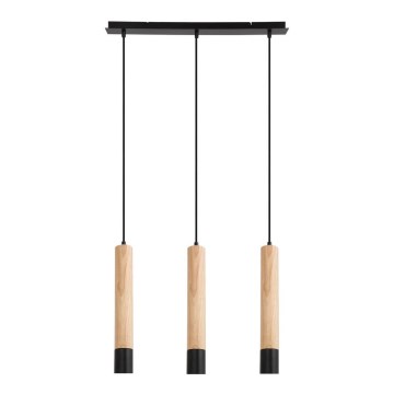 Rabalux - Pakabinamas šviestuvas su laidu 3xGU10/50W/230V, ąžuolas
