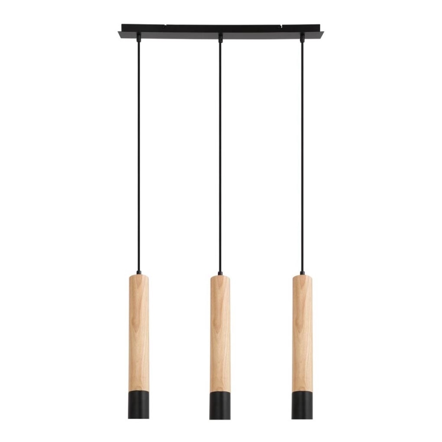 Rabalux - Pakabinamas šviestuvas su laidu 3xGU10/50W/230V, ąžuolas