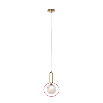 Rabalux - pakaitinis ROSEHIP G9 šviestuvo stiklas, skersmuo 15 cm