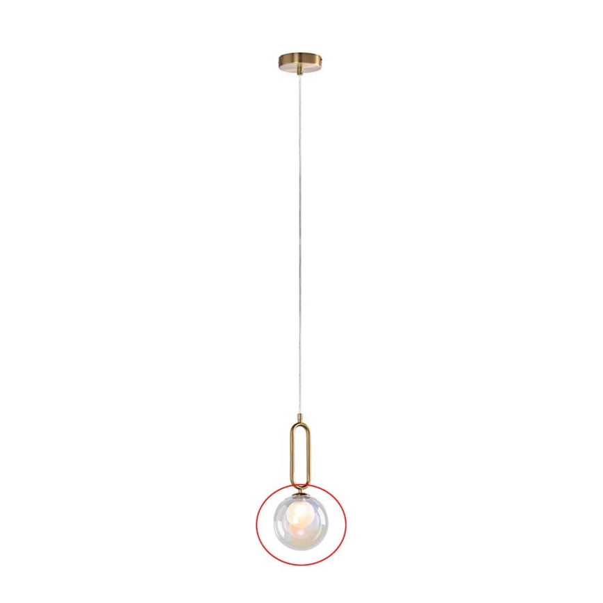 Rabalux - pakaitinis ROSEHIP G9 šviestuvo stiklas, skersmuo 15 cm