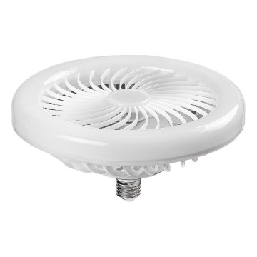 Rabalux - reguliuojama LED lemputė su ventiliatoriumi SMD E27/16W/230V 3000-6500K + nuotolinis valdymas
