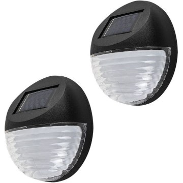 Rabalux - Rinkinys 2 vnt. saulės energija maitinamas sieninis LED šviestuvas LED/0,06W/1,2V 300 mAh IP44