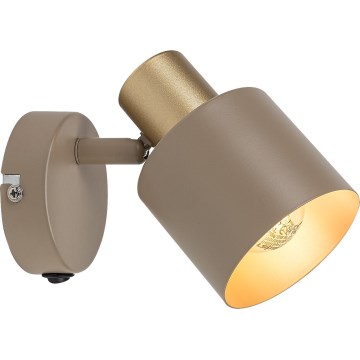 Rabalux - Sieninis taškinis šviestuvas 1xE14/10W/230V smėlio spalvos