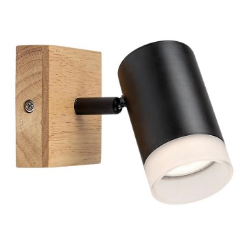 Rabalux - Sieninis taškinis šviestuvas 1xGU10/5W/230V ąžuolas