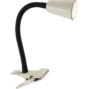 Rabalux - Stalinė lempa su spaustuku 1xGU10/7W/230V kreminė