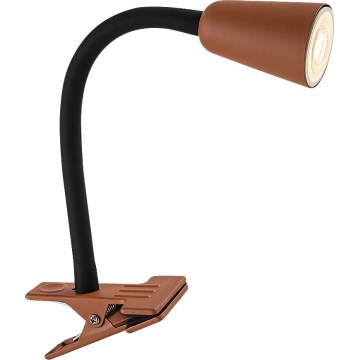 Rabalux - stalinis šviestuvas su spaustuku 1xGU10/7W/230V oranžinis