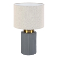 Rabalux - Stalo lempa 1xE14/40W/230V pilka